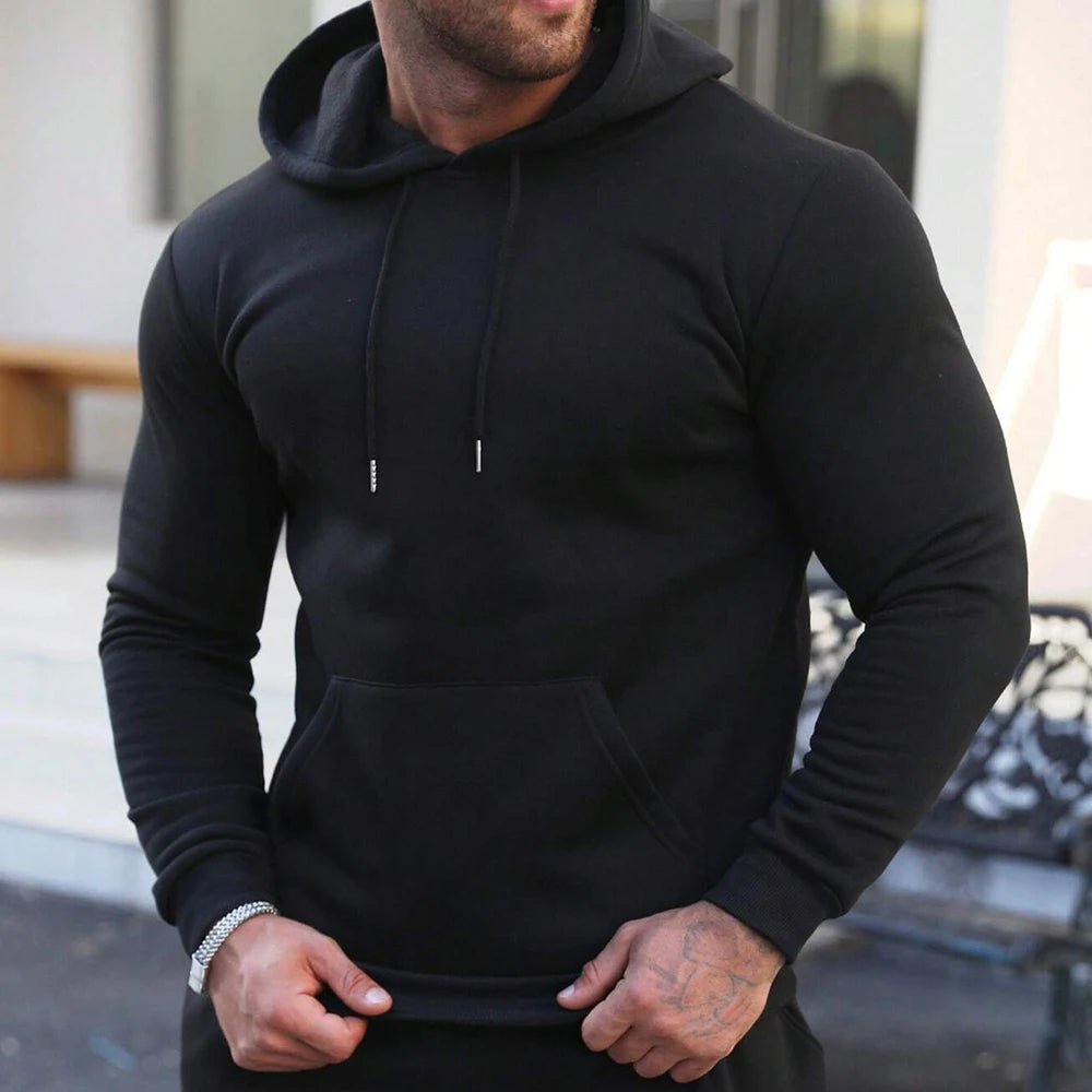 Luxe heren sport hoodie