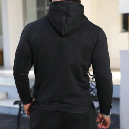 Luxe heren sport hoodie